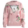 Guess Kids Felpa Girocollo Rosa Bambine Ragazze