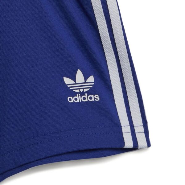 Adidas Trefoil Completo Bianco Blu  Bambino