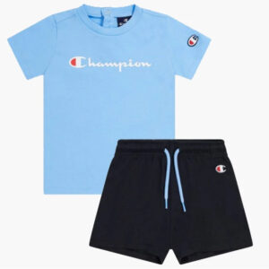 Champion Toddler Boy Set  Completo Nero Azzurro Bambino