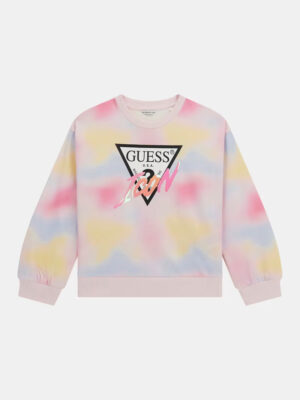 Guess Felpa stampa all over Multicolore Bambina