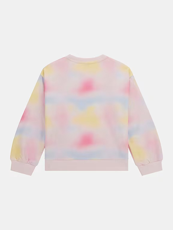 Guess Felpa stampa all over Multicolore Bambina