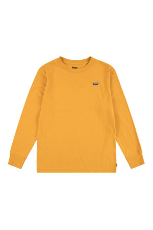 Levi's Kids LVB Batwing Chesthit Tee LS, Bistro Giallo Bambini