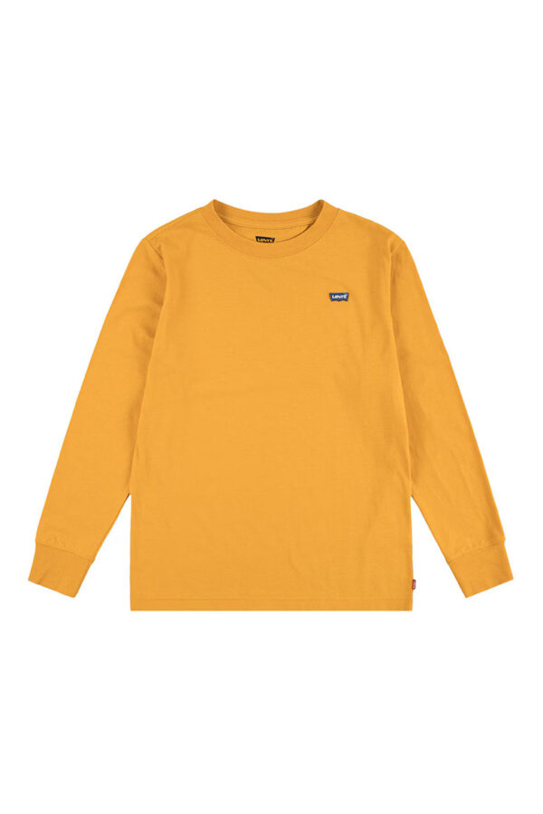 Levi's Kids LVB Batwing Chesthit Tee LS, Bistro Giallo Bambini