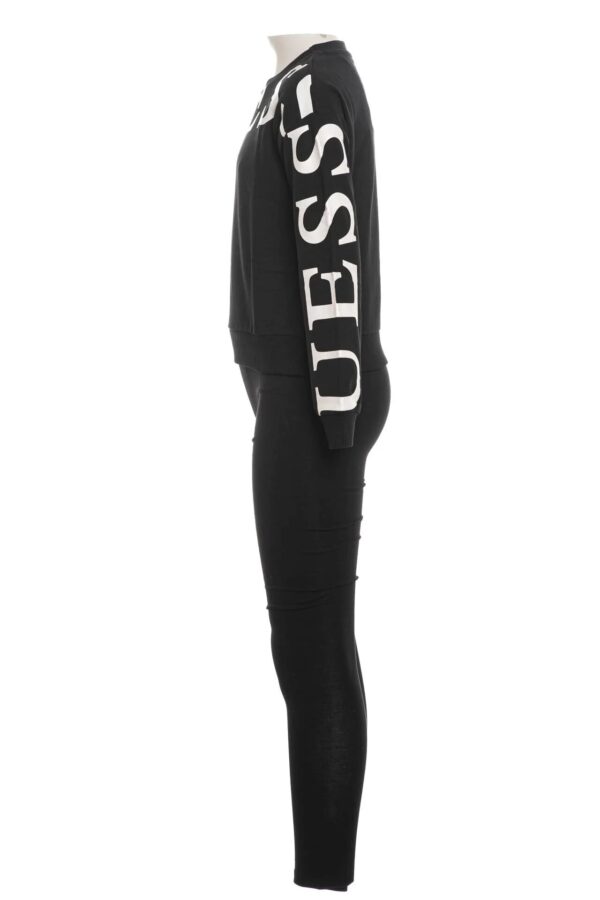 Guess Kids Felpa Girocollo Nera Bambine Ragazze
