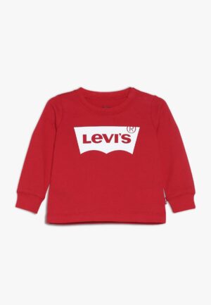 Levi's Kids T-Shirt Maniche Lunghe Rossa Bambini