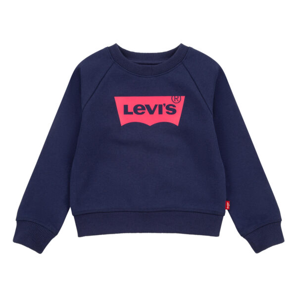 Levi's Kids  Felpa Girocollo Blu Bambina