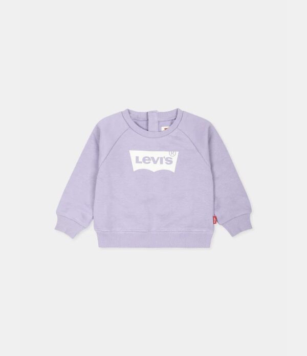 Levi's Kids  Felpa Girocollo Lilla Bambina