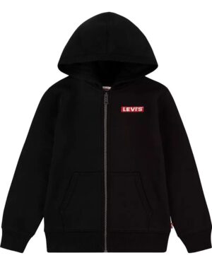 Levi's Infant's Felpa con Cappuccio Nera Bambino