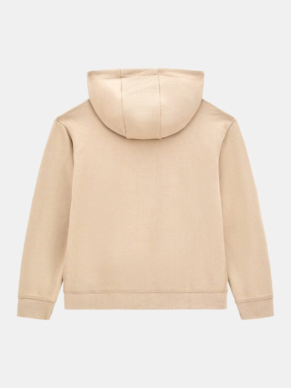 Guess Children s Felpa Con Cappuccio Beige Bambina