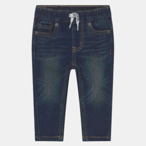 Levi's Lvb Skinny Dobby Pull On Pants Jeans Dark Blu Denim Bambini