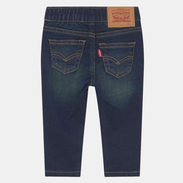 Levi's Lvb Skinny Dobby Pull On Pants Jeans Dark Blu Denim Bambini