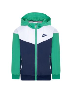 Nike Windrunner Giacca Impermeabile Multicolore Bambino