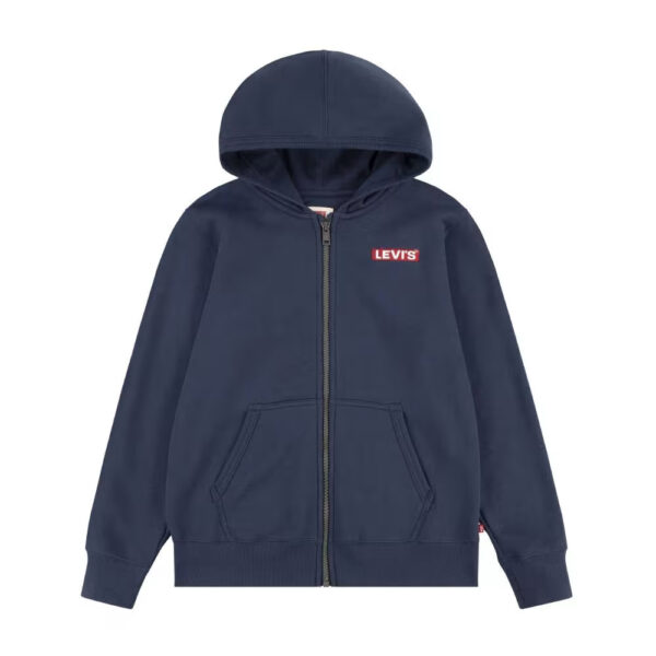 Levi's Felpa Con Cappuccio Blu Bambino