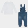Guess Kids Set t-shirt e salopette in jeans Bambino