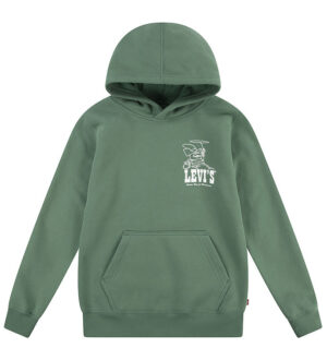 Levis Hoodie Murtle Felpa Con Cappuccio Verde Bambini Ragazzi