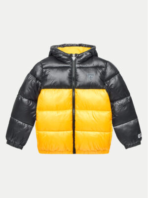 Guess Piumino 100 G Nero Giallo Bambini