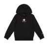 Champion Kid's Felpa con Cappuccio Nera Bambini