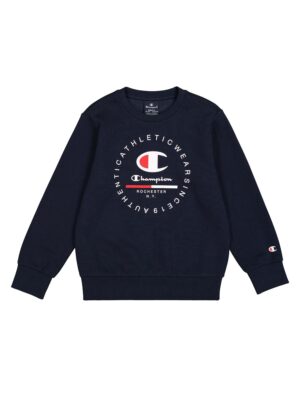 Champion felpa girocollo blu  bambino