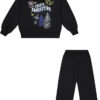 Champion Tracksuit Completo Tuta Nero Bambini