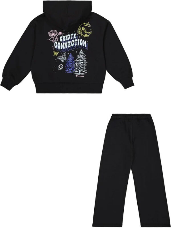 Champion Tracksuit Completo Tuta Nero Bambini