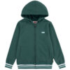 Felpa verde per bambino con logo Levi's Kids