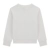 Felpa sportiva da bambino mini in bianco con un orsetto e la scritta Guess