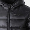 Champion Boy Hooded Jacket Total Black Bambini
