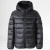 Champion Boy Hooded Jacket Total Black Bambini