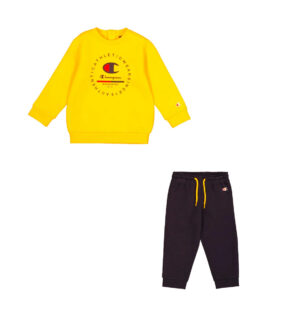 Champion graphic Completo tuta  Gialla Nera Bambini