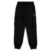 Champion Pantaloni joggers cargo in felpa Nero Bambino