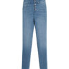 Jeans da bambina con effetto glitter GUESS, di colore azzurro