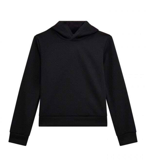 Guess Felpa con cappuccio Nera Bambini Ragazzi