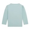 Blusa a maniche lunghe floreale celeste per neonata con logo Guess