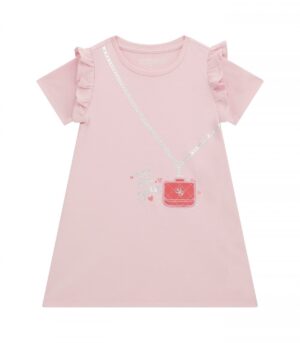 T-shirt Guess Vestito Rosa  da bambina