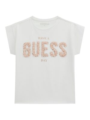 Guess T-shirt all over Bianca Bambina