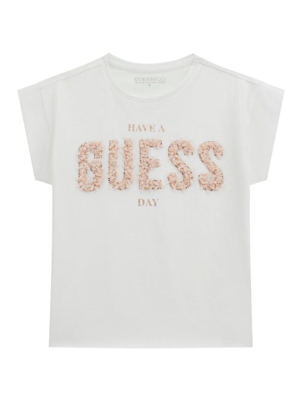 Guess T-shirt all over Bianca Bambina