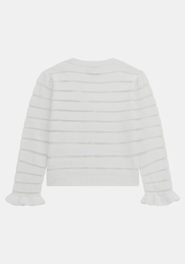 Guess Kids Cardigan a righe Bambina