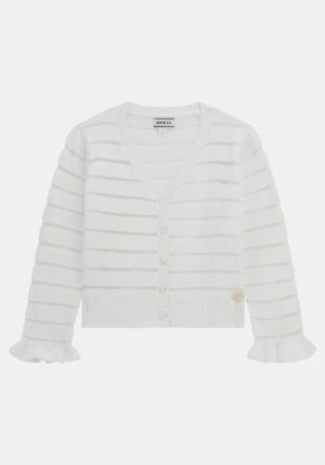 Guess Kids Cardigan a righe Bambina