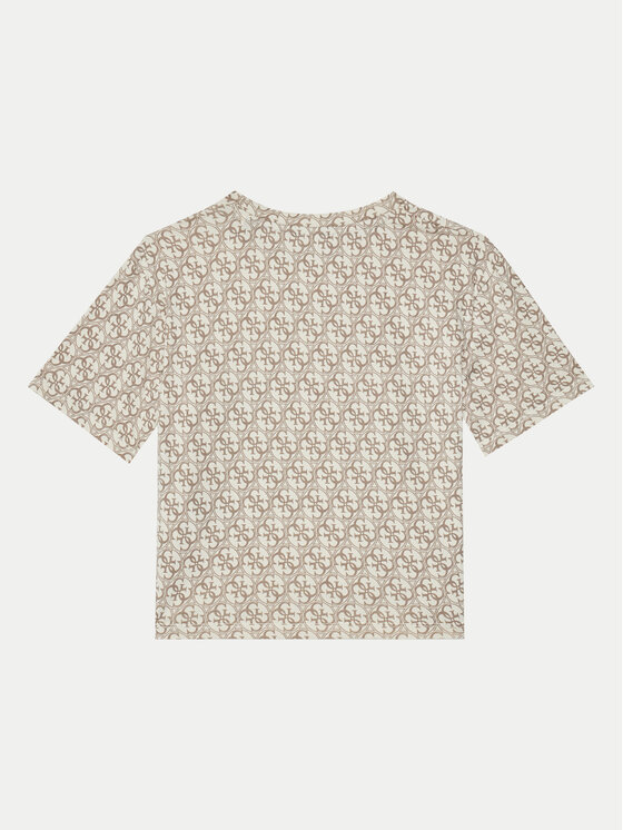 Guess T-shirt Beige Regular Fit Bambini