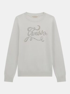 Guess  Kids Maglione logo con strass Bambina