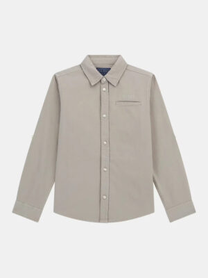 Guess Kids Camicia Oxford Beige Bambino