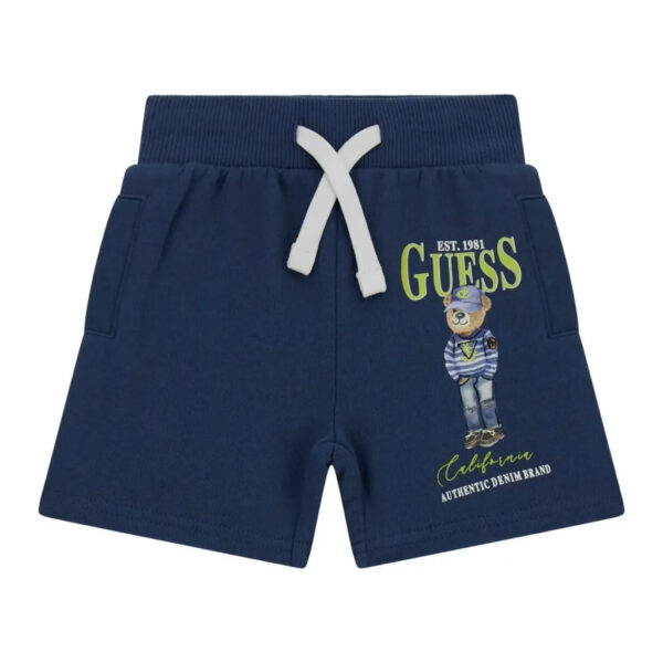 Guess Kids Pantaloncini Blu Bambino