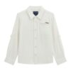Guess Camicia da bambino in lino di colore bianco