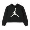 Jordan Jumpman Felpa Girocollo Nera Bambina