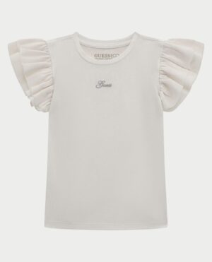 Guess T-shirt con rouches per bambine
