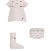 Guess Kids set da tre pezzi Beige Bambina