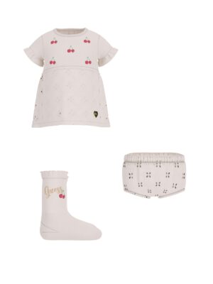 Guess Kids set da tre pezzi Beige Bambina