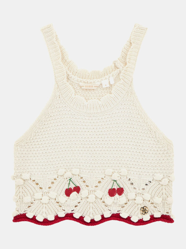 Top Guess Kids Top a Uncinetto Bambina
