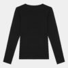 Guess Logo Long Sleeve Top T-shirt manica lunga Nera Bambina