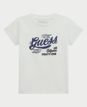 T-shirt bambino Guess con stampa frontale